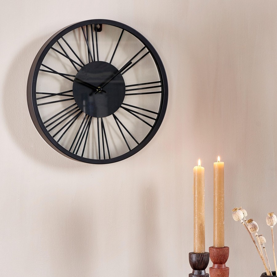 CASA Campanas | Wheel Reloj De Pared Negro