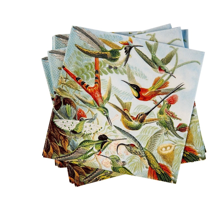 CASA Servilletas | Colibri Paquete De 20 Servilletas Multicolor