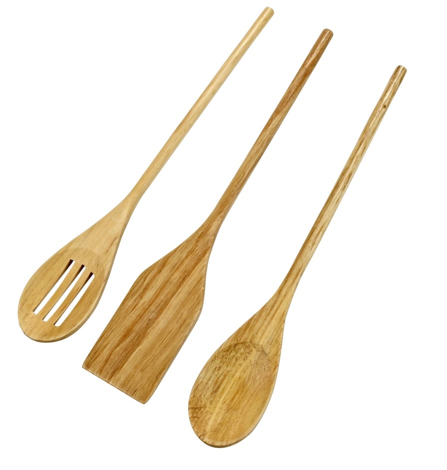 CASA Instrumentos De Cocina | Basic Utensilios De Cocina Juego De 3 Natural