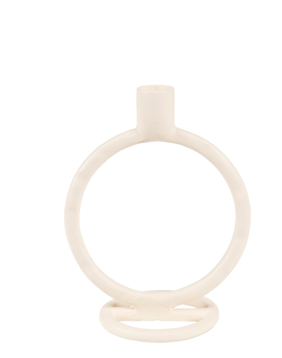 CASA Candelabros | Rings Candelabro Blanco