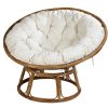 CASA Sillones | Papasan Silla Natural, Blanco Apagado