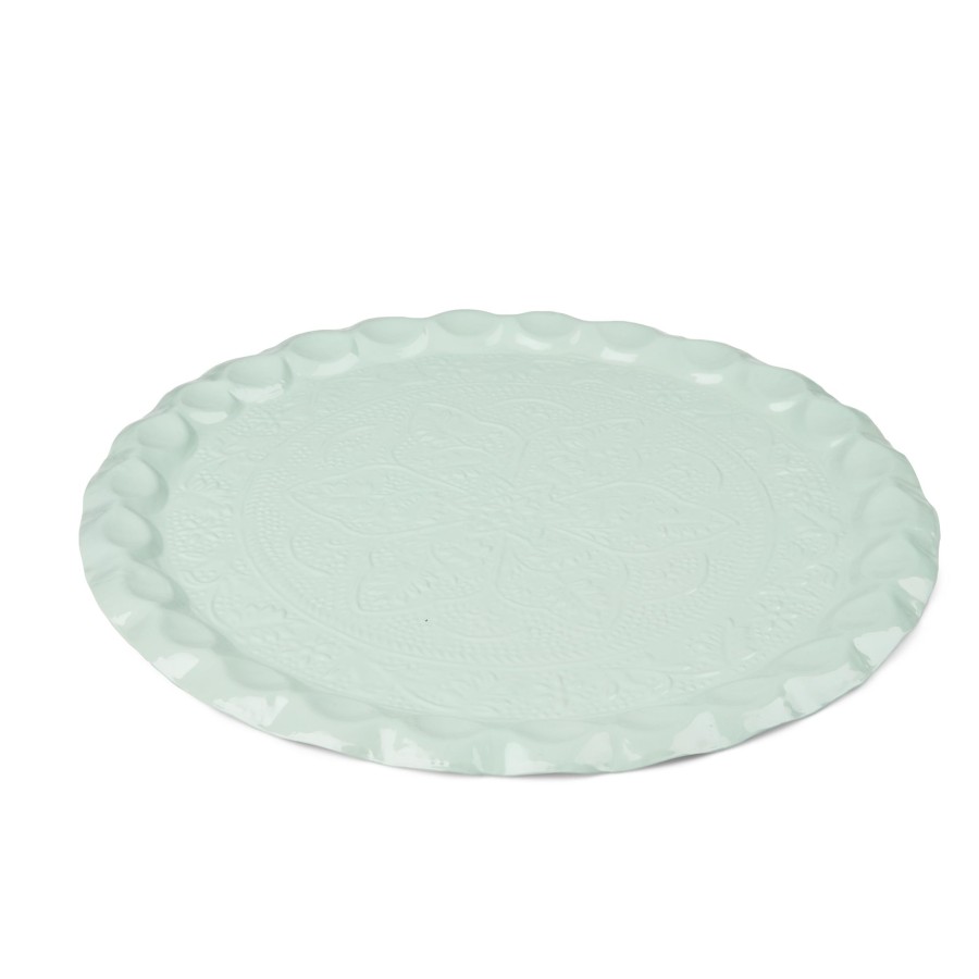 CASA Fuentes Para Servir | Nova Bandeja Para Presentar Morado, Crema, Menta