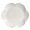 CASA Platos | Dahlia Flower Plato Blanco