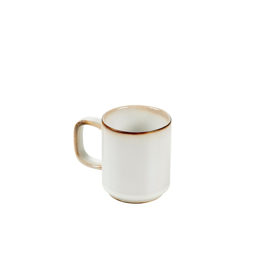 CASA Tacitas | Mineral Marble Taza Con Asa Blanco