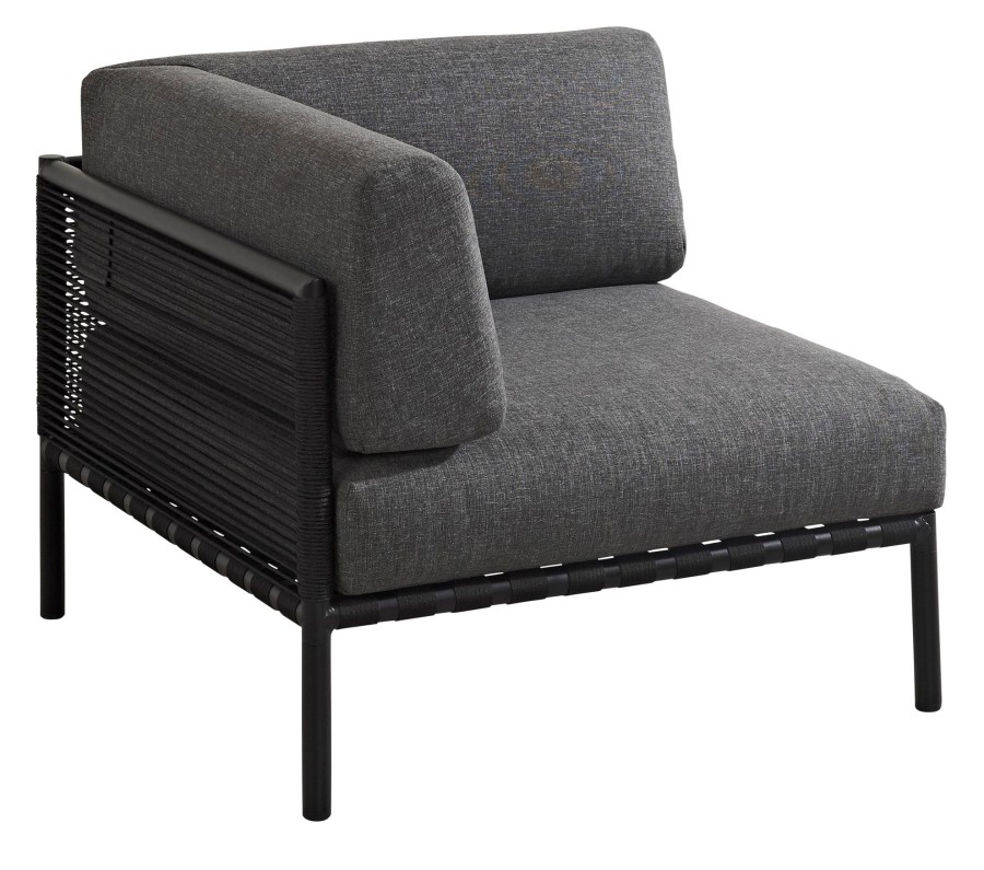 CASA Conjuntos Lounge | Jumbo Silla Esquinera Negro