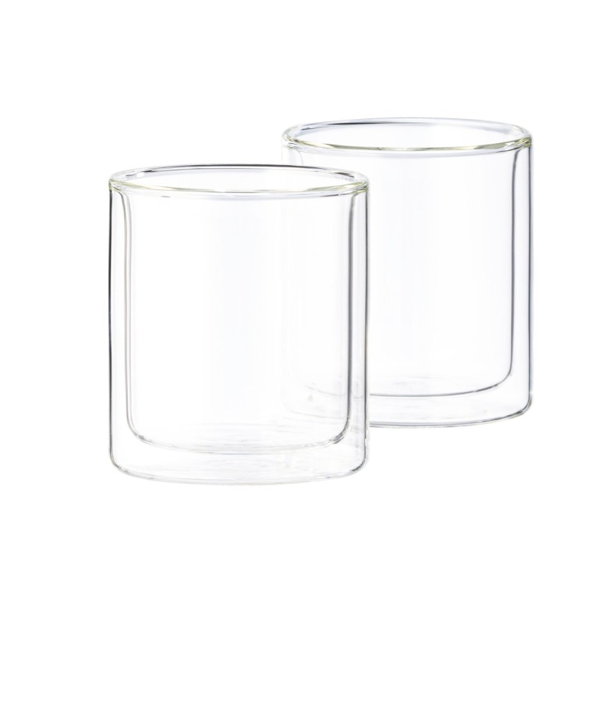 CASA Vasos Para Te | Relax Vaso De Doble Pared Juego De 2 Transparente