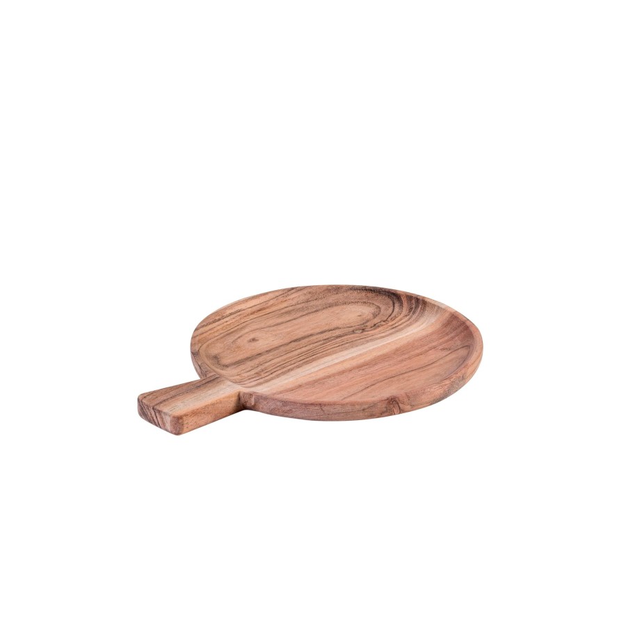 CASA Platos | Acacia Chic Plato Con Asa Natural