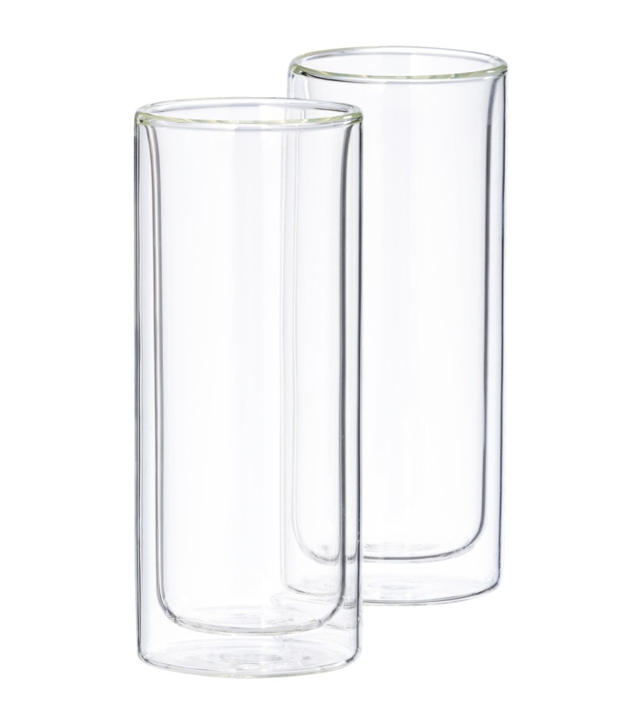 CASA Vasos Para Te | Relax Vasos De Doble Pared Juego De 2 Transparente