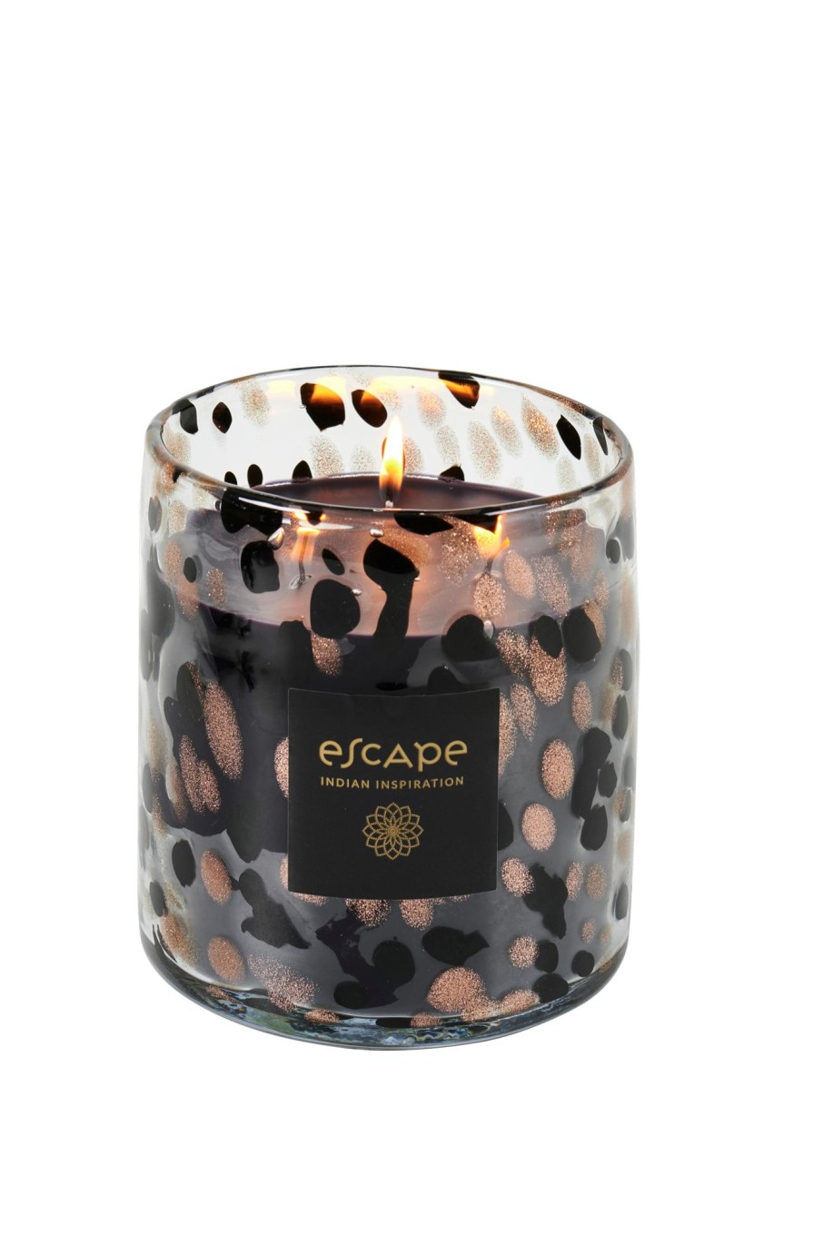 CASA Velas | Escape Indian Inspiration Vela Perfumada Xl Negro, Cobrizo, Multicolor