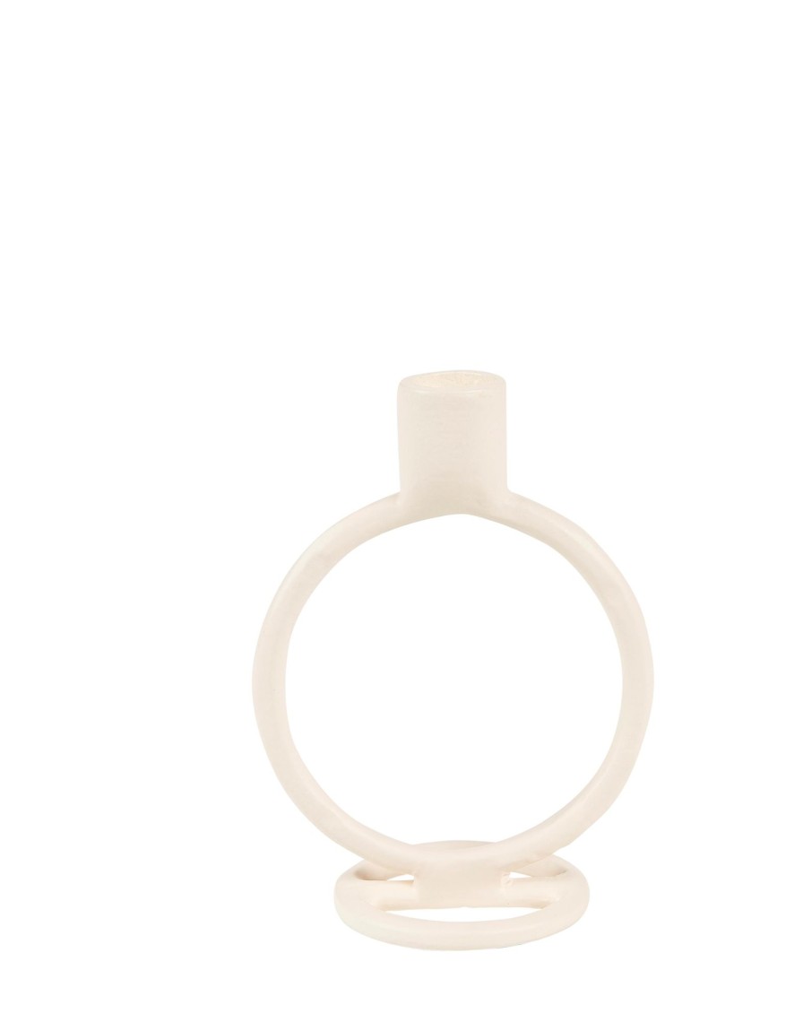 CASA Candelabros | Rings Candelabro Blanco