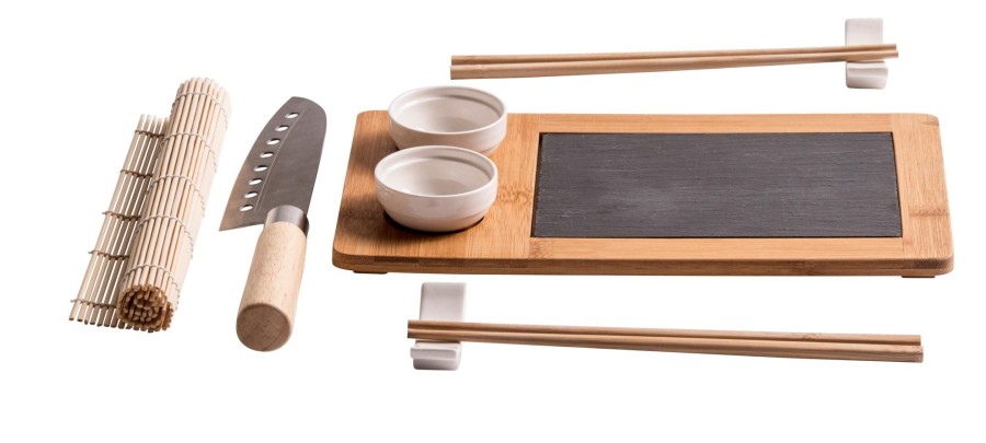 CASA Instrumentos De Cocina | Samourai Juego Para Sushi De 10 Piezas Natural