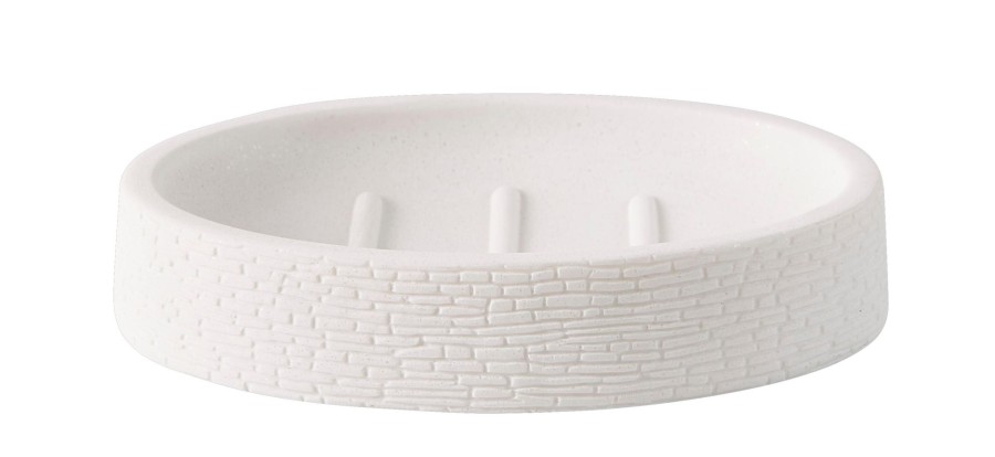 CASA Accesorios De Tocador | White Elegance Jabonera Blanco