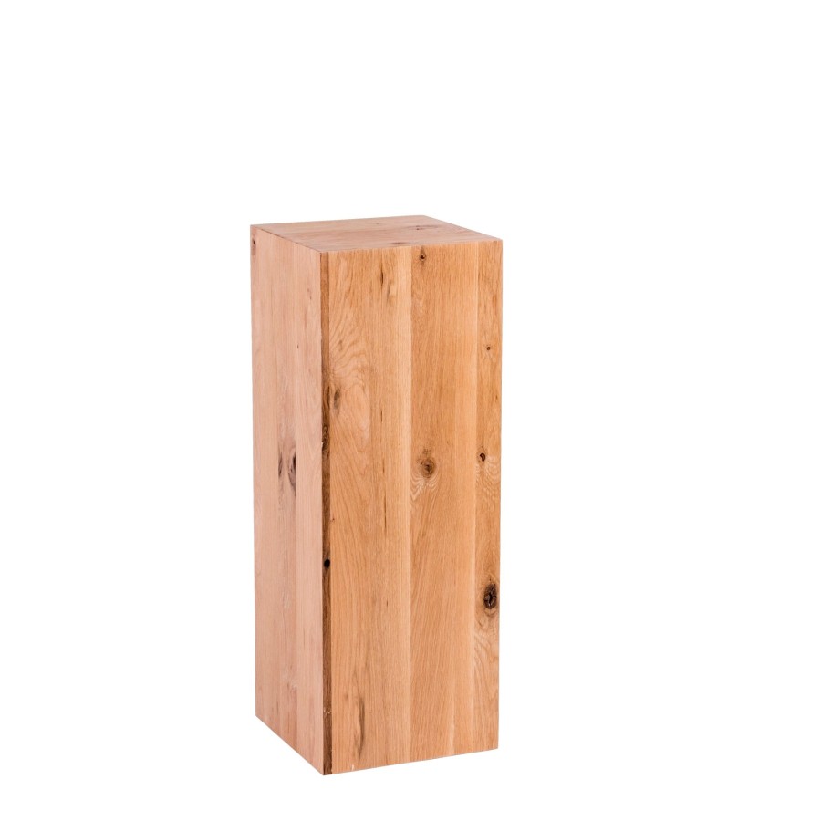 CASA Soportes Para Plantas | Oak Pedestal Natural