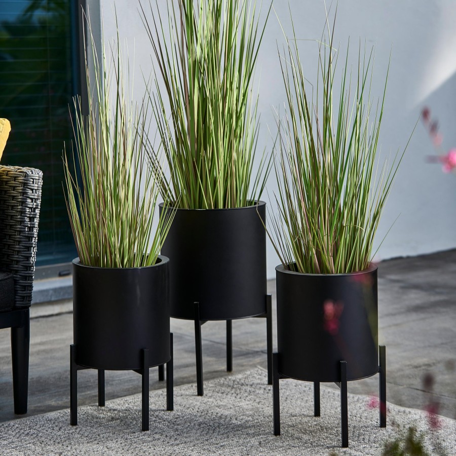 CASA Maceteros De Jardin | Lounge Macetero Negro